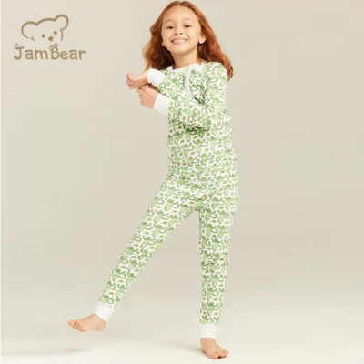 Jambear bio enfants pyjamas enfants hiver vêtements de nuit bébé vêtements de détente bambou enfants vêtements de nuit personnalisé bébé ensemble de couchage