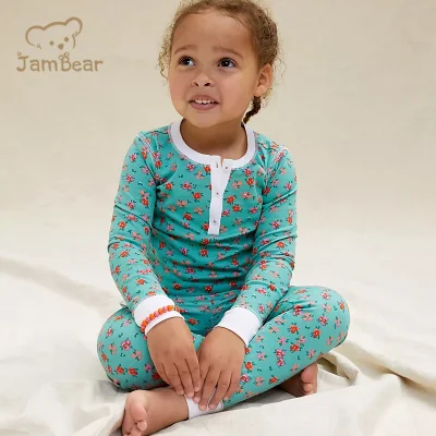 Jambear – vêtements de nuit en bambou biologique pour enfants, ensembles de pyjama pour nourrissons, vêtements de détente pour bébés, ensemble de couchage personnalisé pour enfants