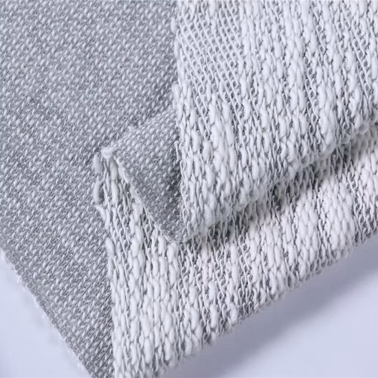 Fabrication de sweat à capuche en tissu lourd 480GSM French Terry bambou 5% élasthanne tissu Lycra en bambou pour vêtements